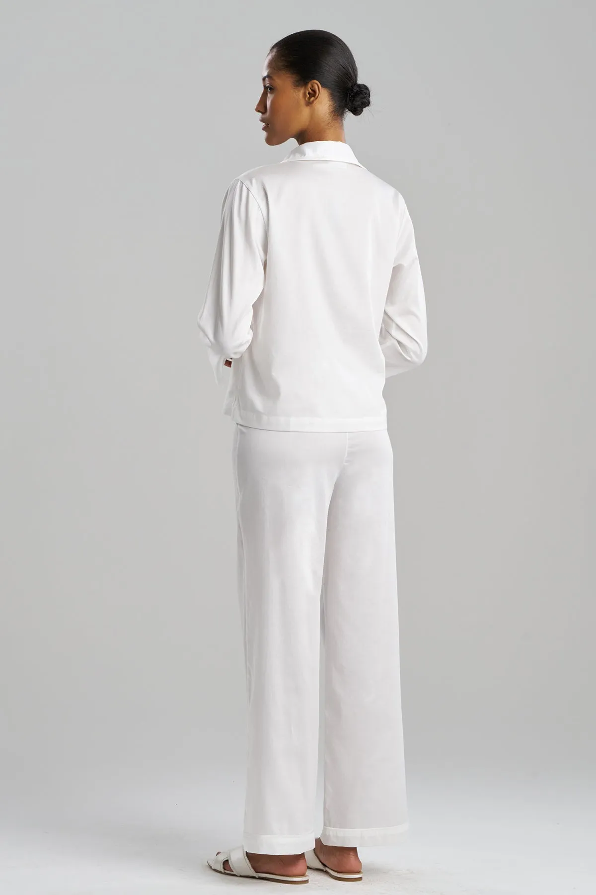 Cotton Sateen Embroidered Essentials Notch PJ sold by Natori product image thumbnail 2