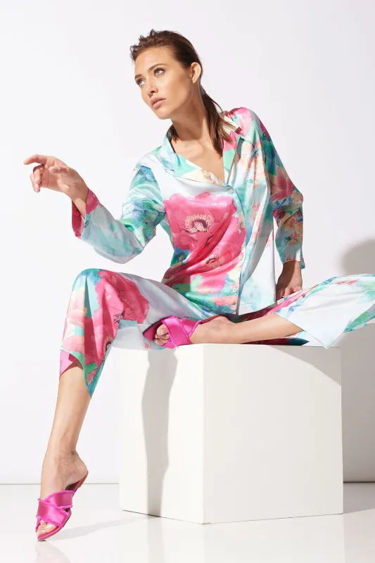 Floral Garden Notch PJ sold by Natori