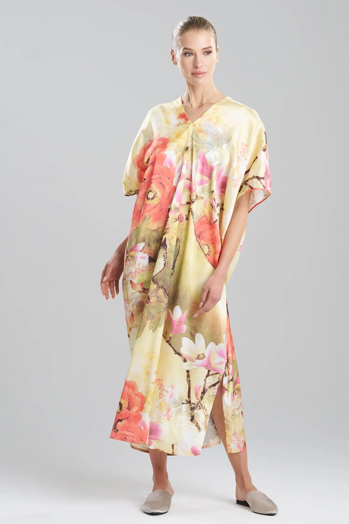 Floral Garden V-Neck Caftan sold by Natori product image thumbnail 2