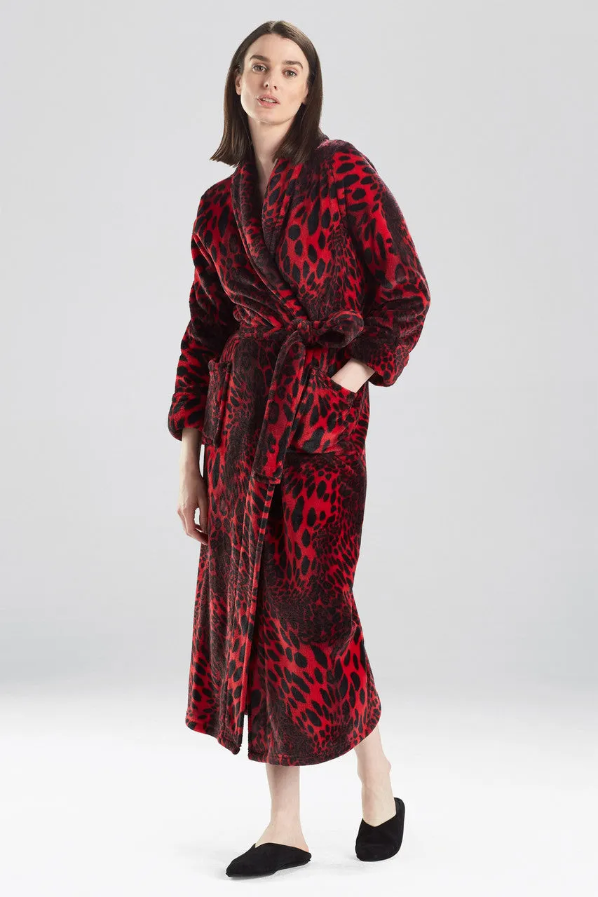 Plush Leopard Robe sold by Natori