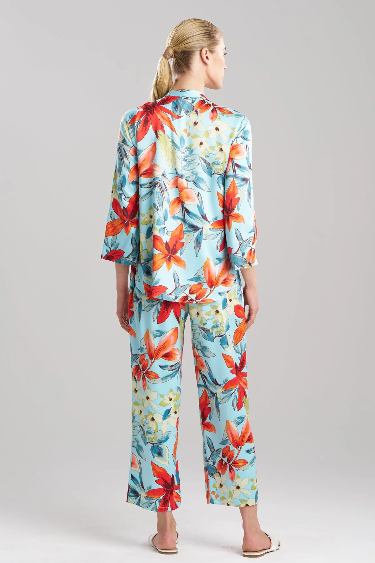 Tropical Breeze Satin Long Sleeve PJ sold by Natori product image thumbnail 2