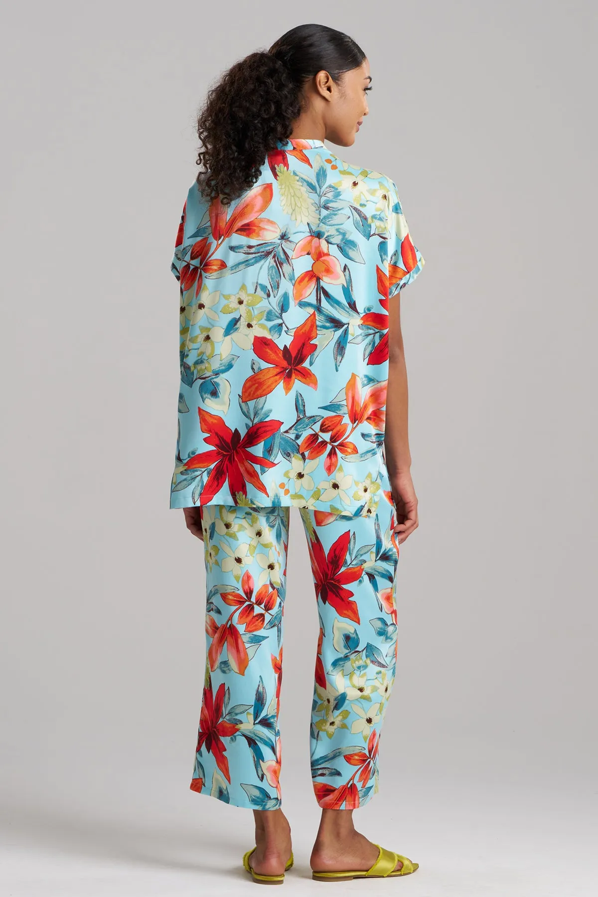Tropical Breeze Satin Short Sleeve PJ sold by Natori product image thumbnail 2
