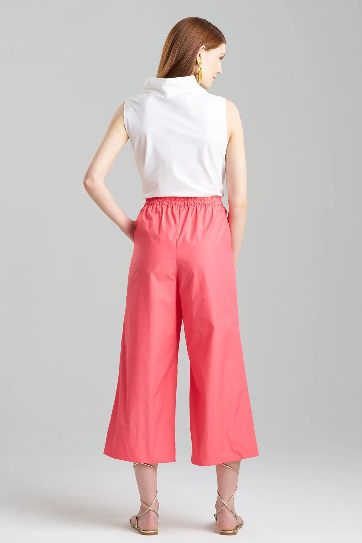 Techno Poplin Cropped Pants sold by Natori product image thumbnail 3