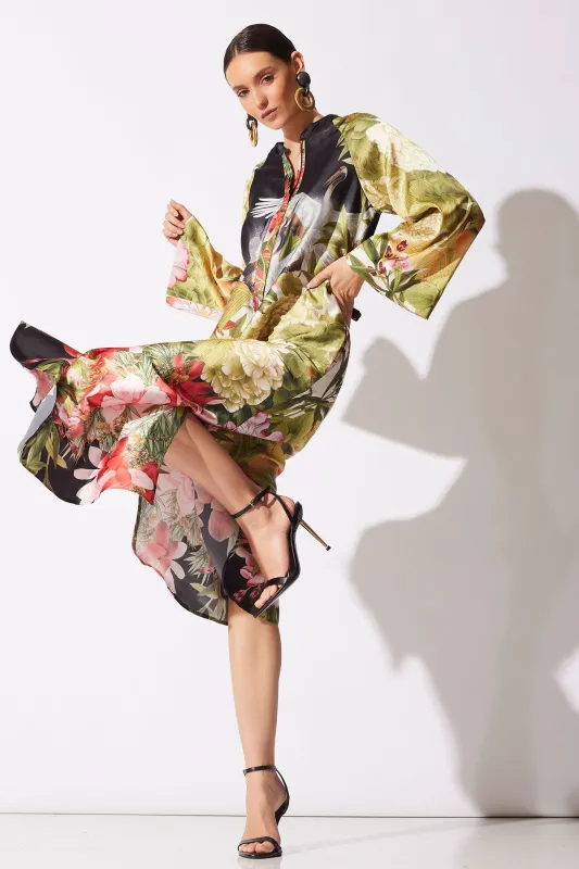 Crane Zip Caftan sold by Natori