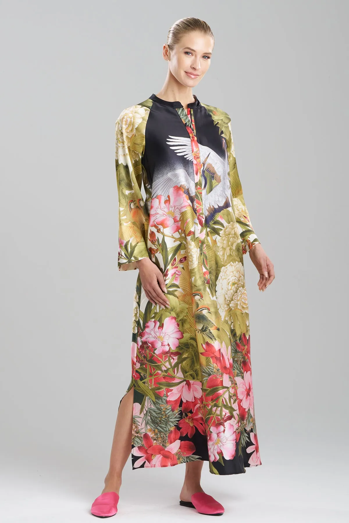 Crane Zip Caftan sold by Natori product image thumbnail 2
