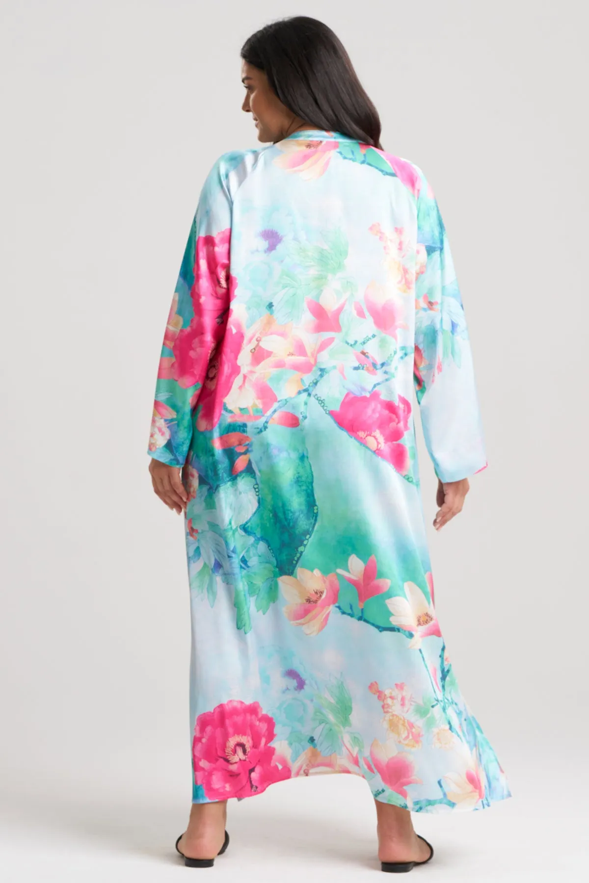 Floral Garden Zip Caftan sold by Natori product image thumbnail 2