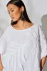 Light Weight Linen Embroidered Caftan Top sold by Natori