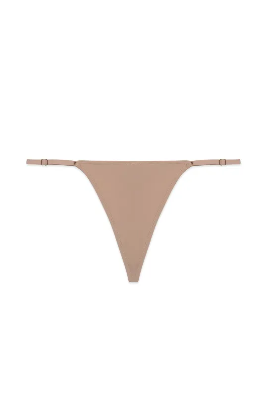 Verge Adjustable String Thong sold by Natori