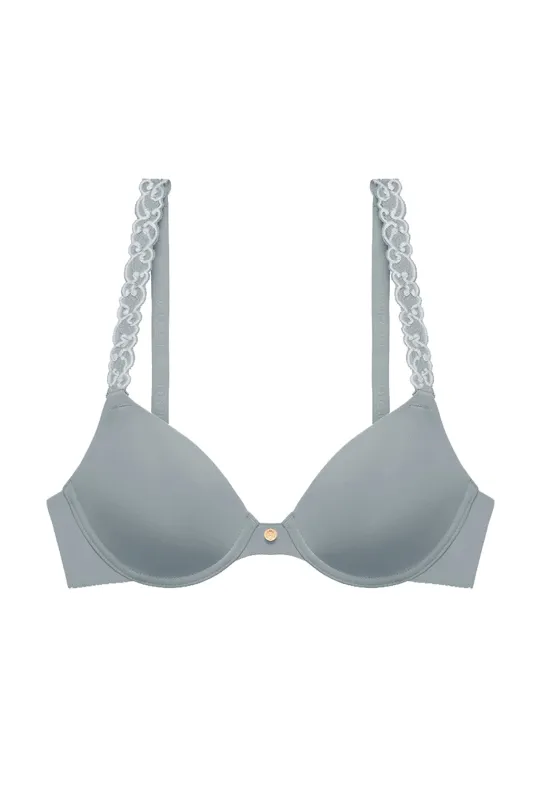 Pure Luxe Custom Coverage Contour Underwire Bra sold by Natori