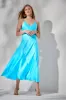 Key Essentials Sheath Flounce Silk Slip Gown sold by Natori