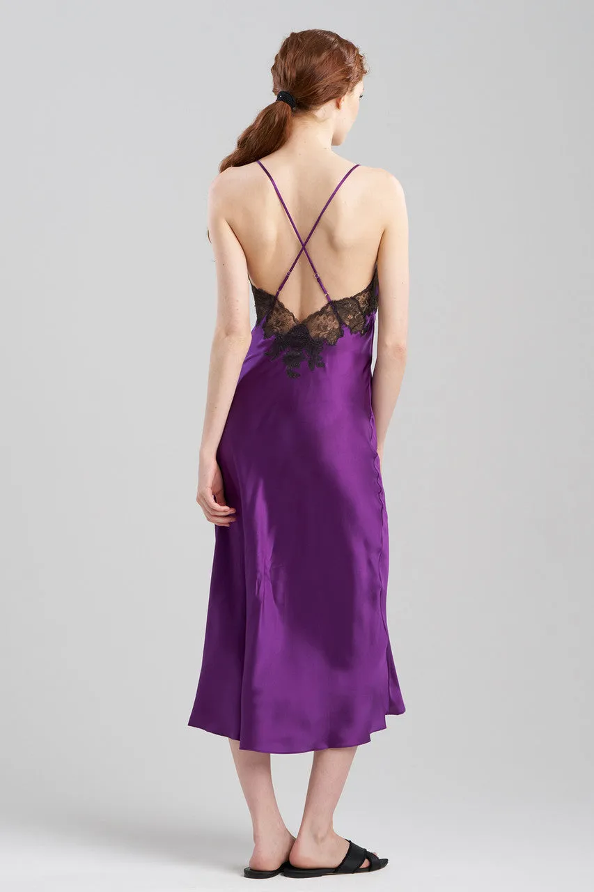 Lolita Lace Low Back Silk Slip Gown sold by Natori product image thumbnail 3