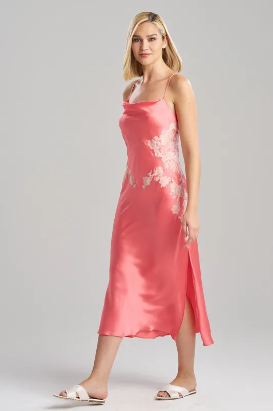 Lolita Lace Silk Slip Gown sold by Natori