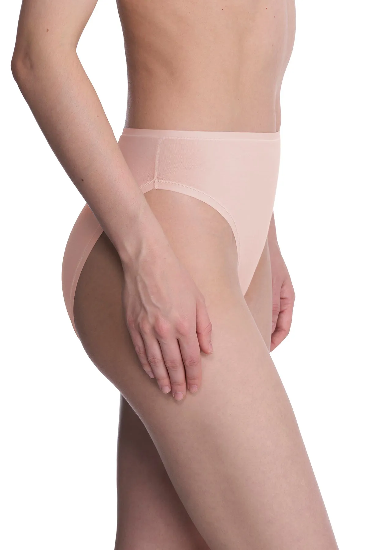 Bliss Bare Cotton High Cut Brief sold by Natori product image thumbnail 3