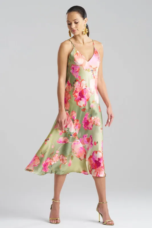 Sakura Matsuri Silk Slip Dress sold by Natori