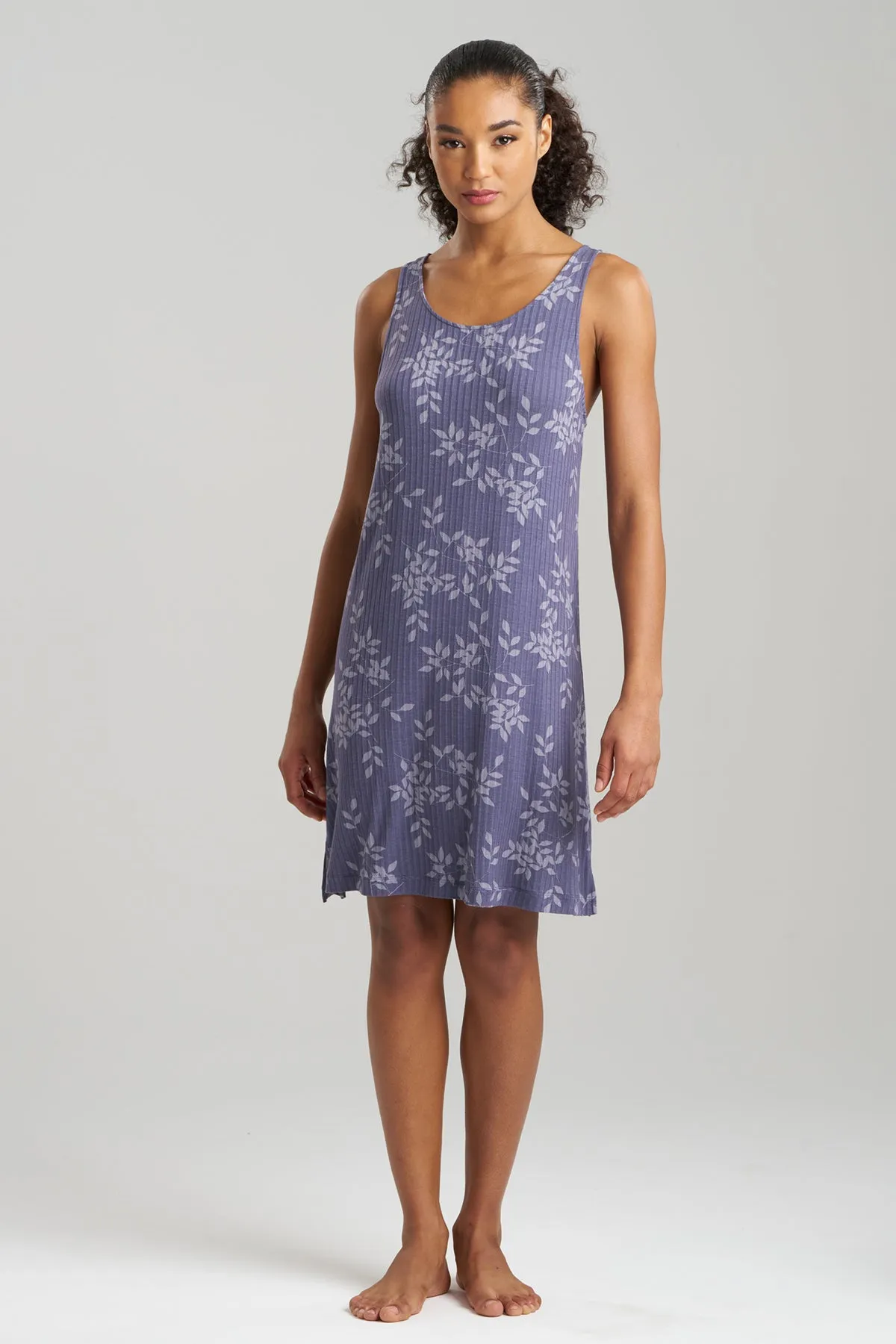 Aria Printed Rib Ease Chemise sold by Natori product image thumbnail 2