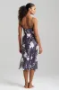 Lily Printed Satin Icon Slip Dress sold by Natori