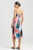 Floral Tapestry Satin Slip Dress sold by Natori