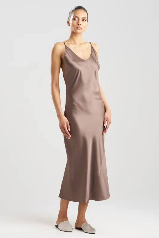 Glamour V-Neck Slip Dress sold by Natori