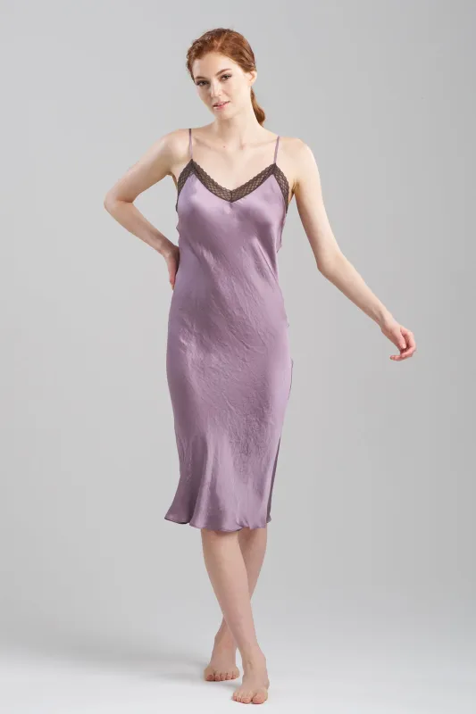 Ashley Icon Lace Slip Dress sold by Natori