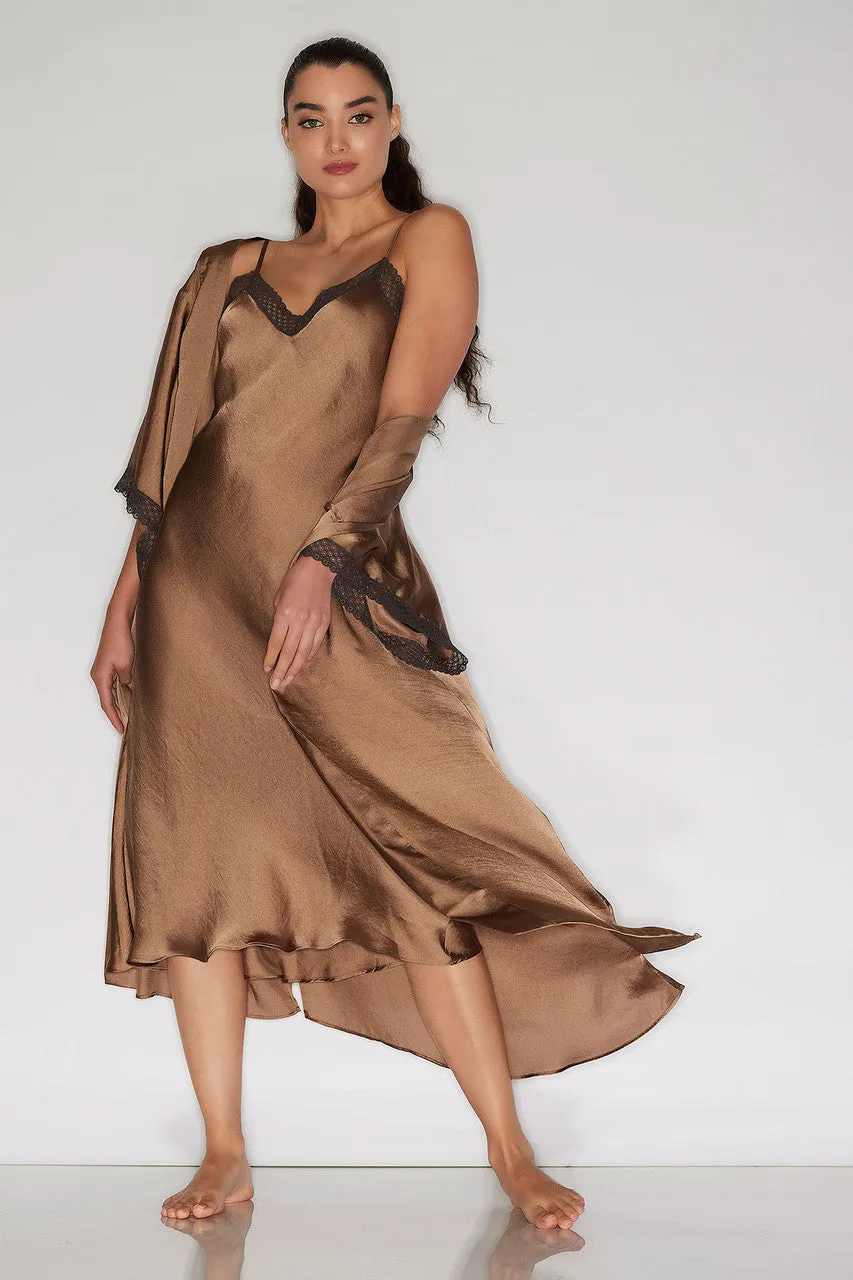 Ashley Icon Lace Slip Dress sold by Natori