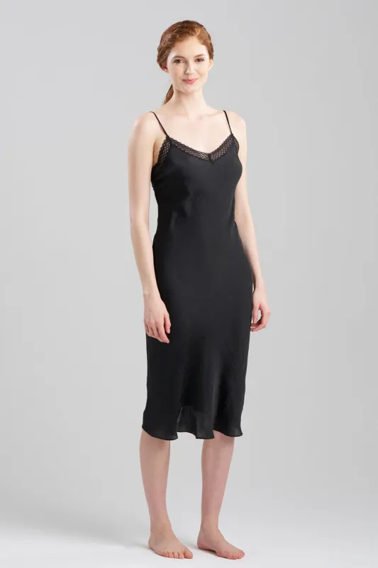 Ashley Icon Lace Slip Dress sold by Natori