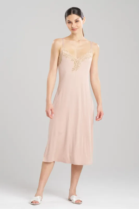 Feathers Essentials Lenzing™ Ecovero™ Viscose Lace Slip Dress sold by Natori