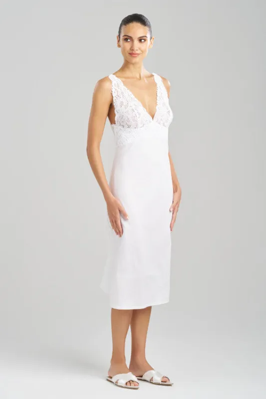Bliss Harmony Lace V-Neck Slip Dress sold by Natori