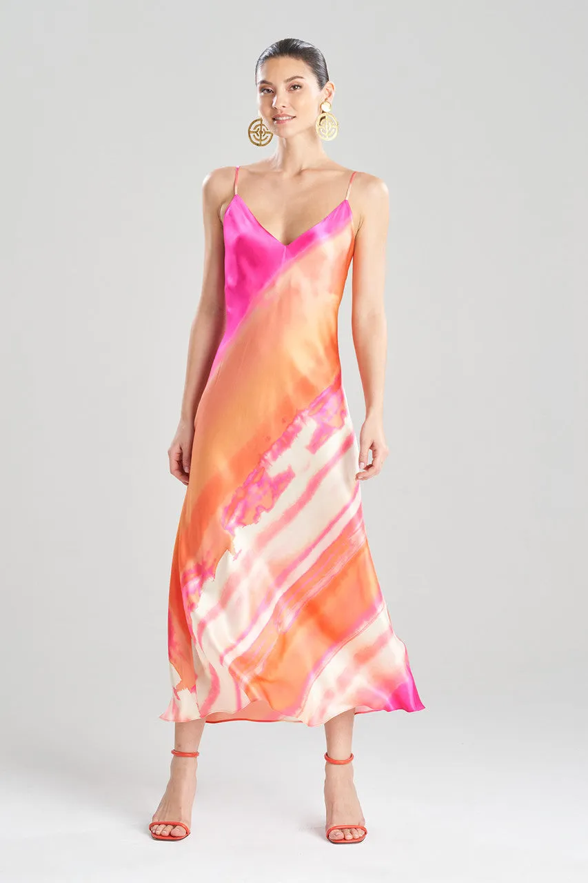 Minako Silk Slip Dress sold by Natori