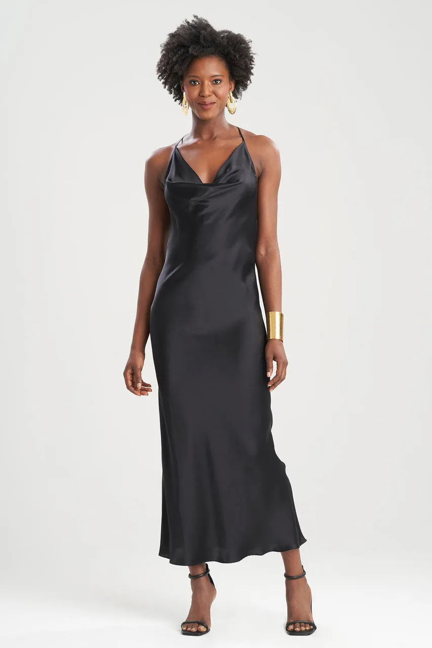 Key Essentials Silk T-Back Slip Dress sold by Natori