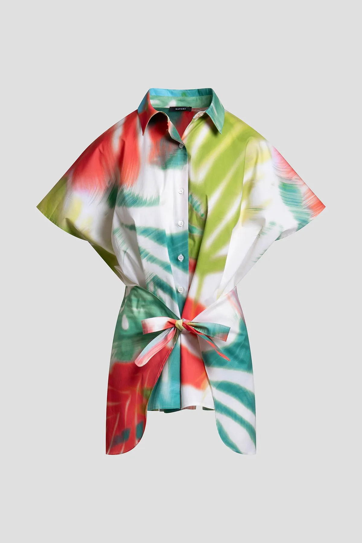 Usami Cotton Kimono Wrap Shirt sold by Natori product image thumbnail 4