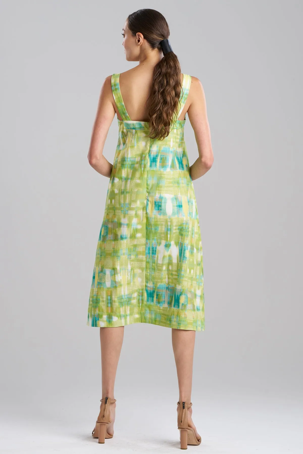 Plaids Cotton Poplin Sundress sold by Natori product image thumbnail 2