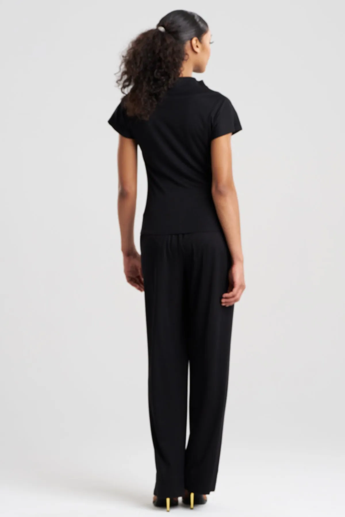 Crepe Knit Drape Top sold by Natori product image thumbnail 2
