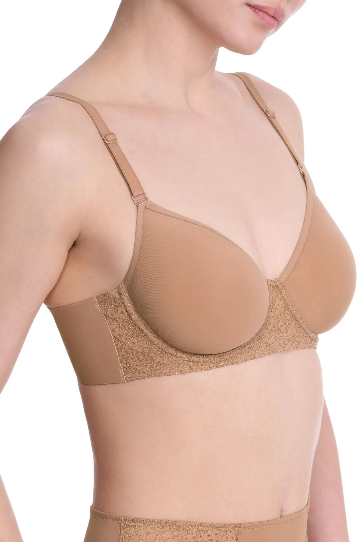 Harmony Smooth Back Spacer Underwire Bra sold by Natori product image thumbnail 3