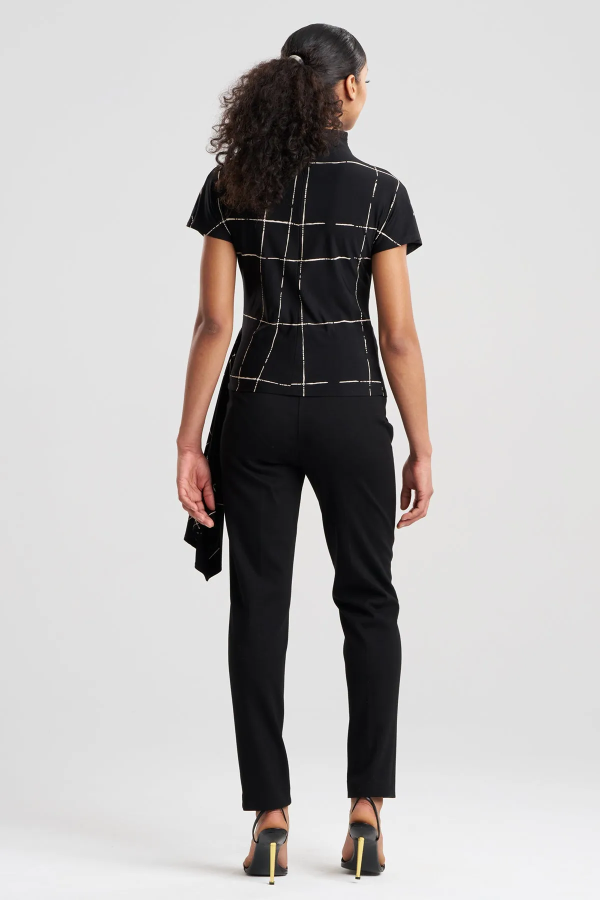 Zia Crepe Knit Cascade Top sold by Natori product image thumbnail 2