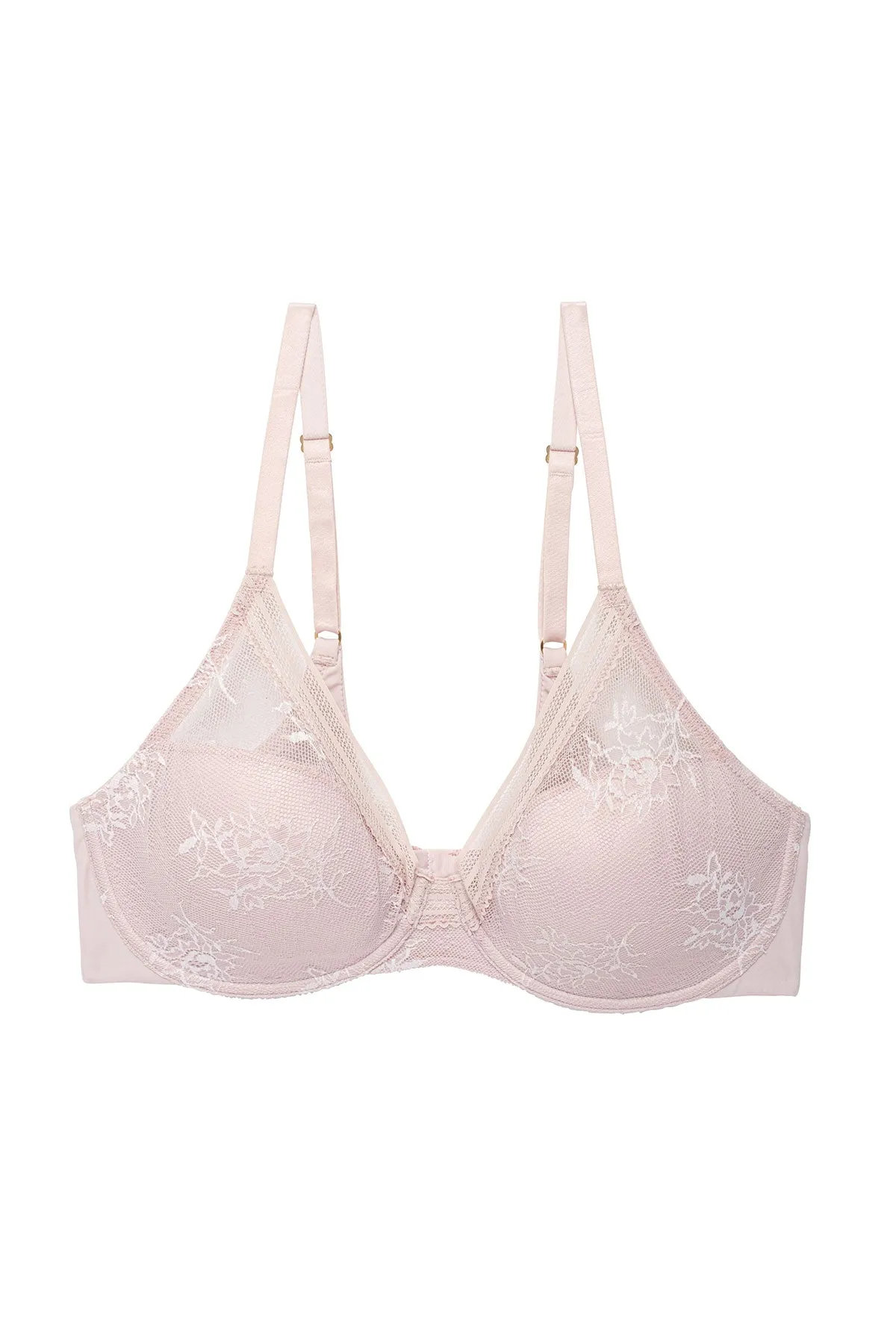 Love Lace Back Smoothing Plunge T-Shirt Bra sold by Natori