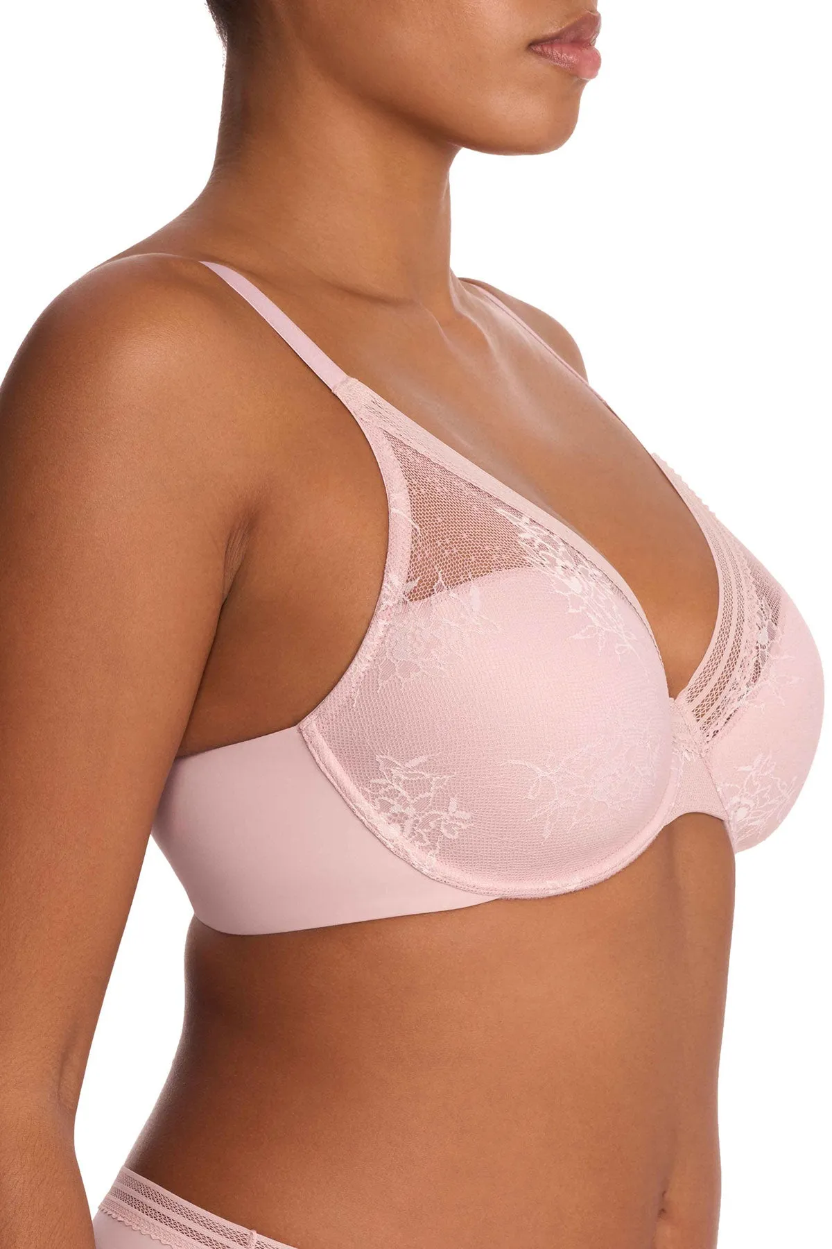 Love Lace Back Smoothing Plunge T-Shirt Bra sold by Natori product image thumbnail 3