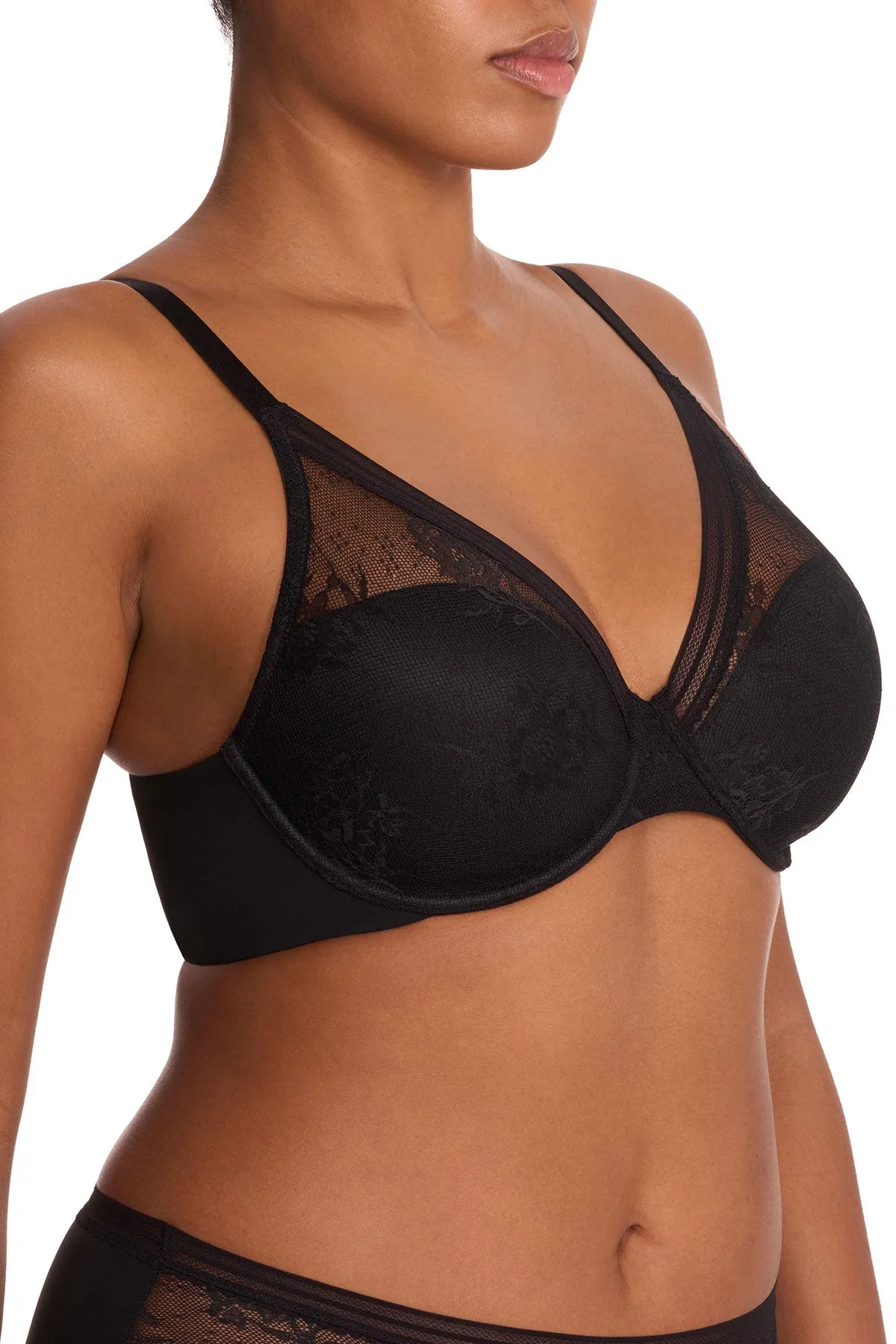 Love Lace Back Smoothing Plunge T-Shirt Bra sold by Natori product image thumbnail 3