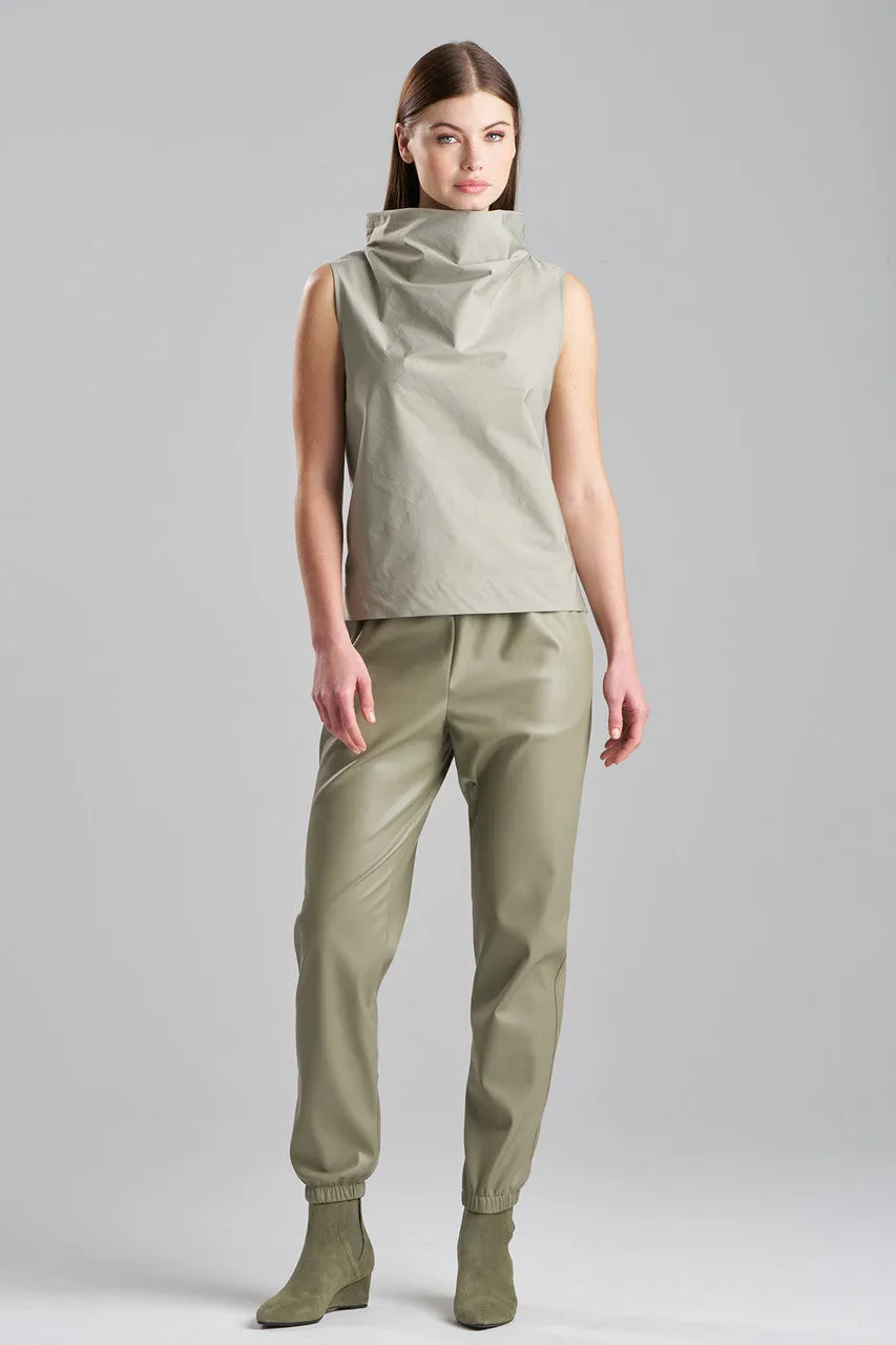 Tech Cotton Taffeta Funnel Neck Top sold by Natori product image thumbnail 2