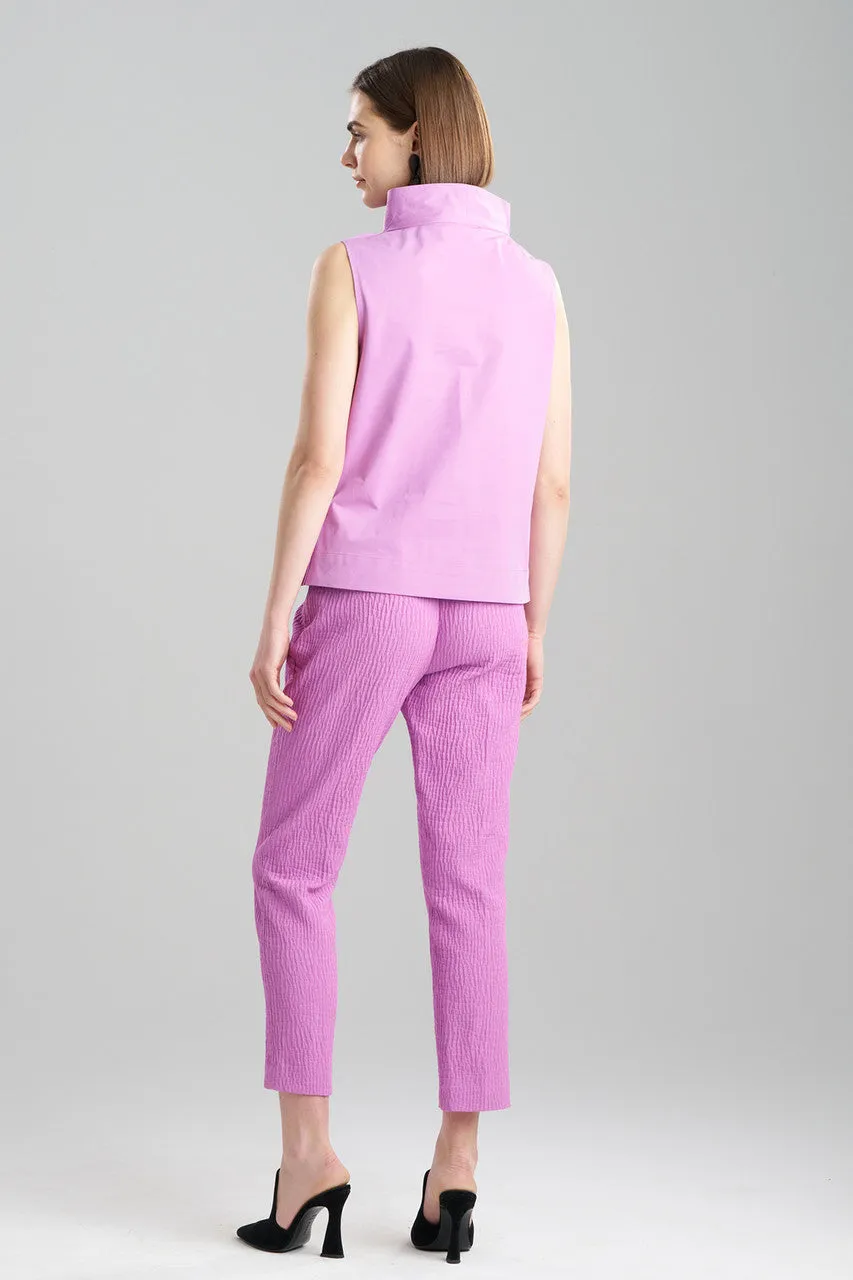 Tech Cotton Taffeta Funnel Neck Top sold by Natori product image thumbnail 2