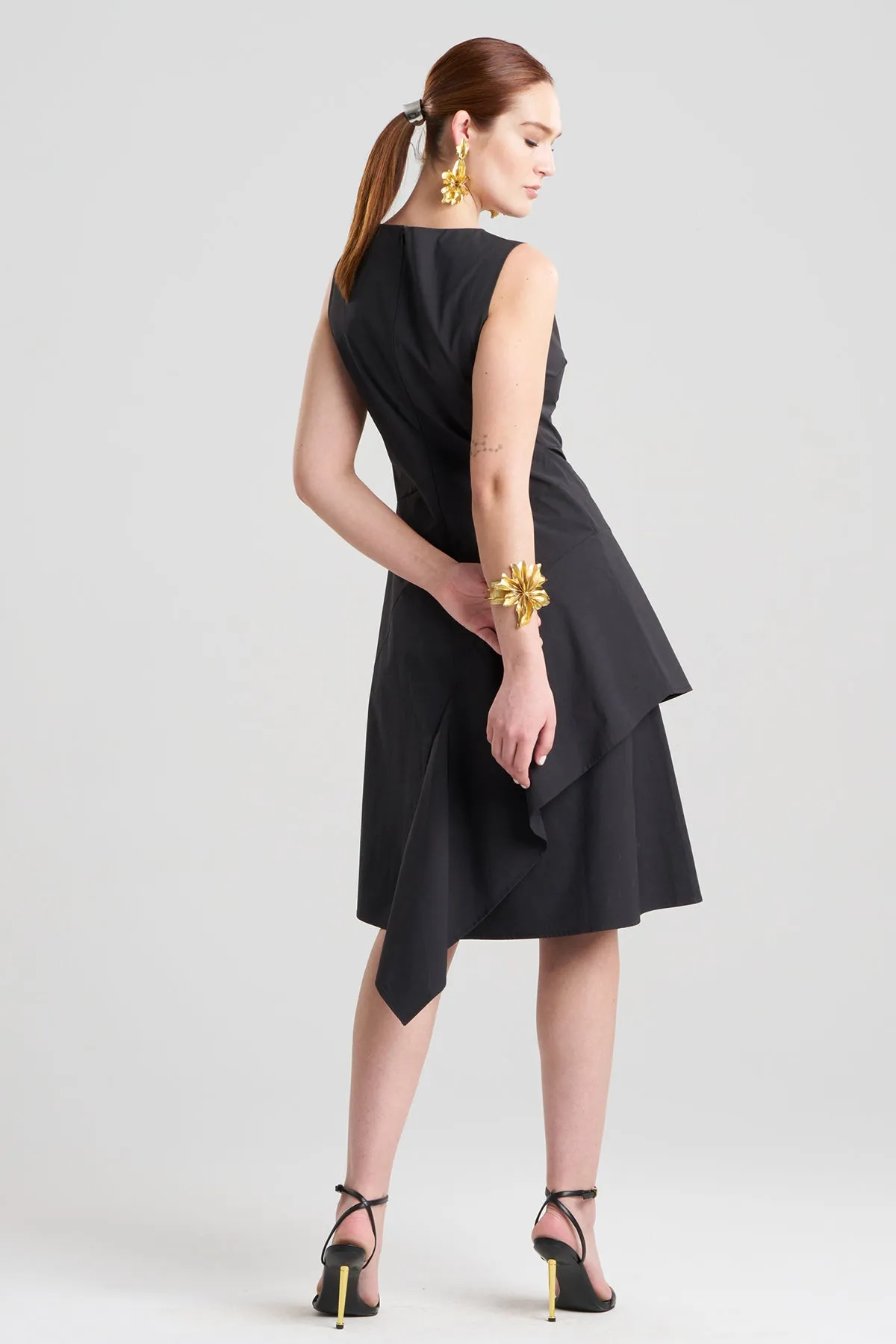 Tech Cotton Taffeta Asymmetric Origami Dress sold by Natori product image thumbnail 2