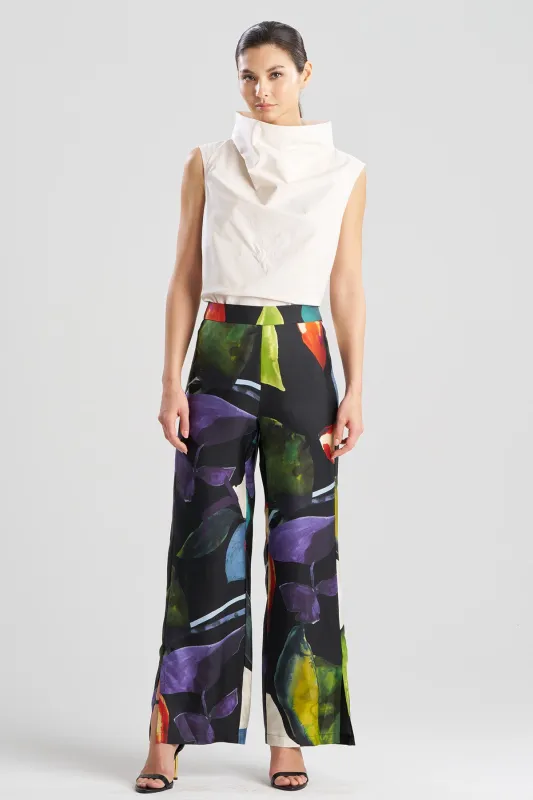 Yoru Silk Twill Wide Pull On Pants sold by Natori