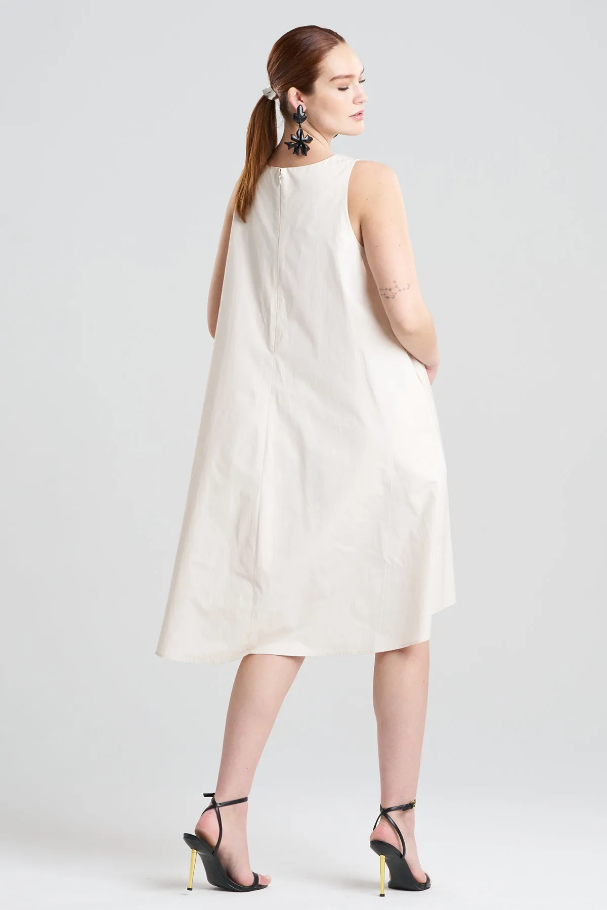 Tech Cotton Taffeta Asymmetric Dress sold by Natori product image thumbnail 2