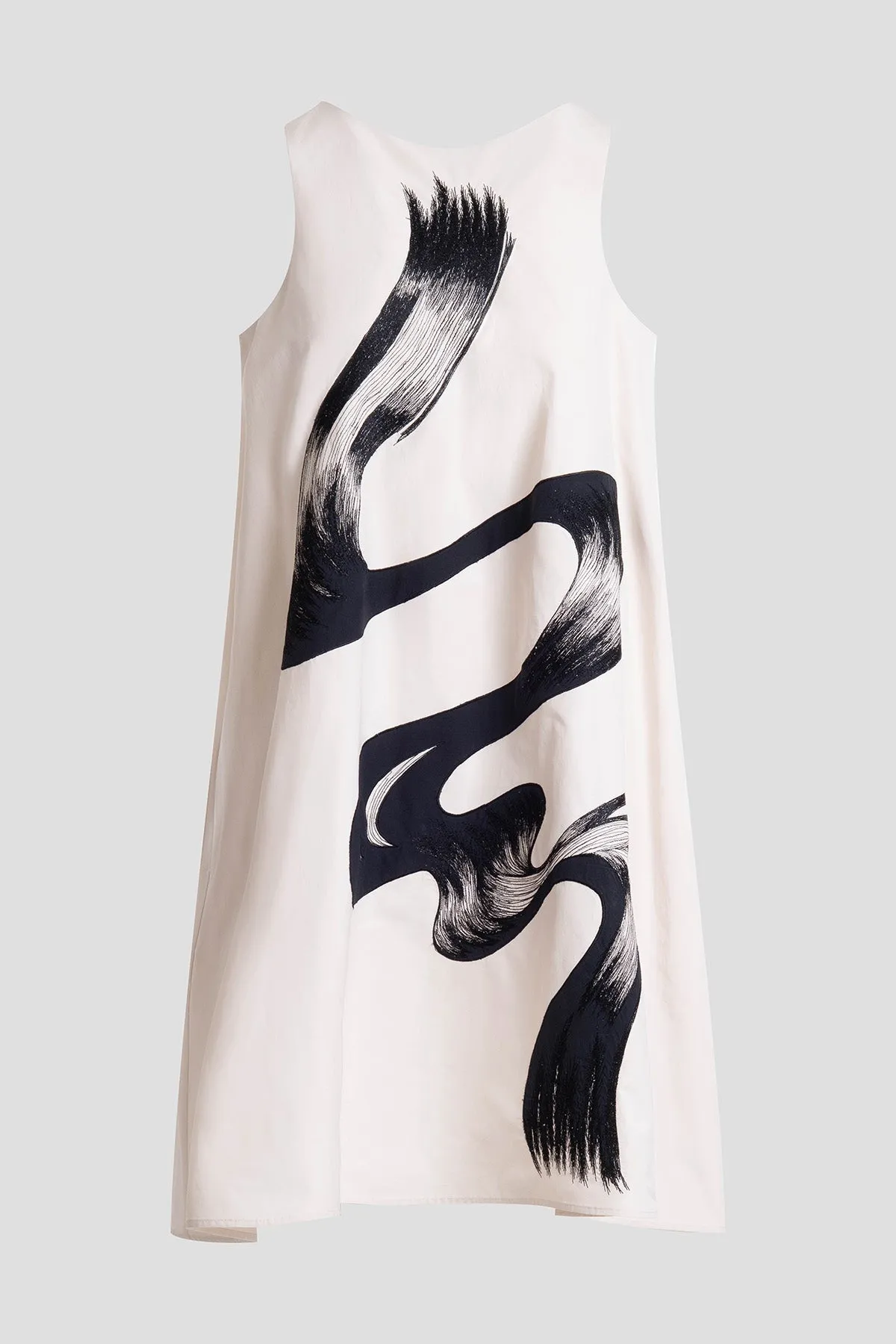 Tech Cotton Taffeta Asymmetric Dress sold by Natori product image thumbnail 3