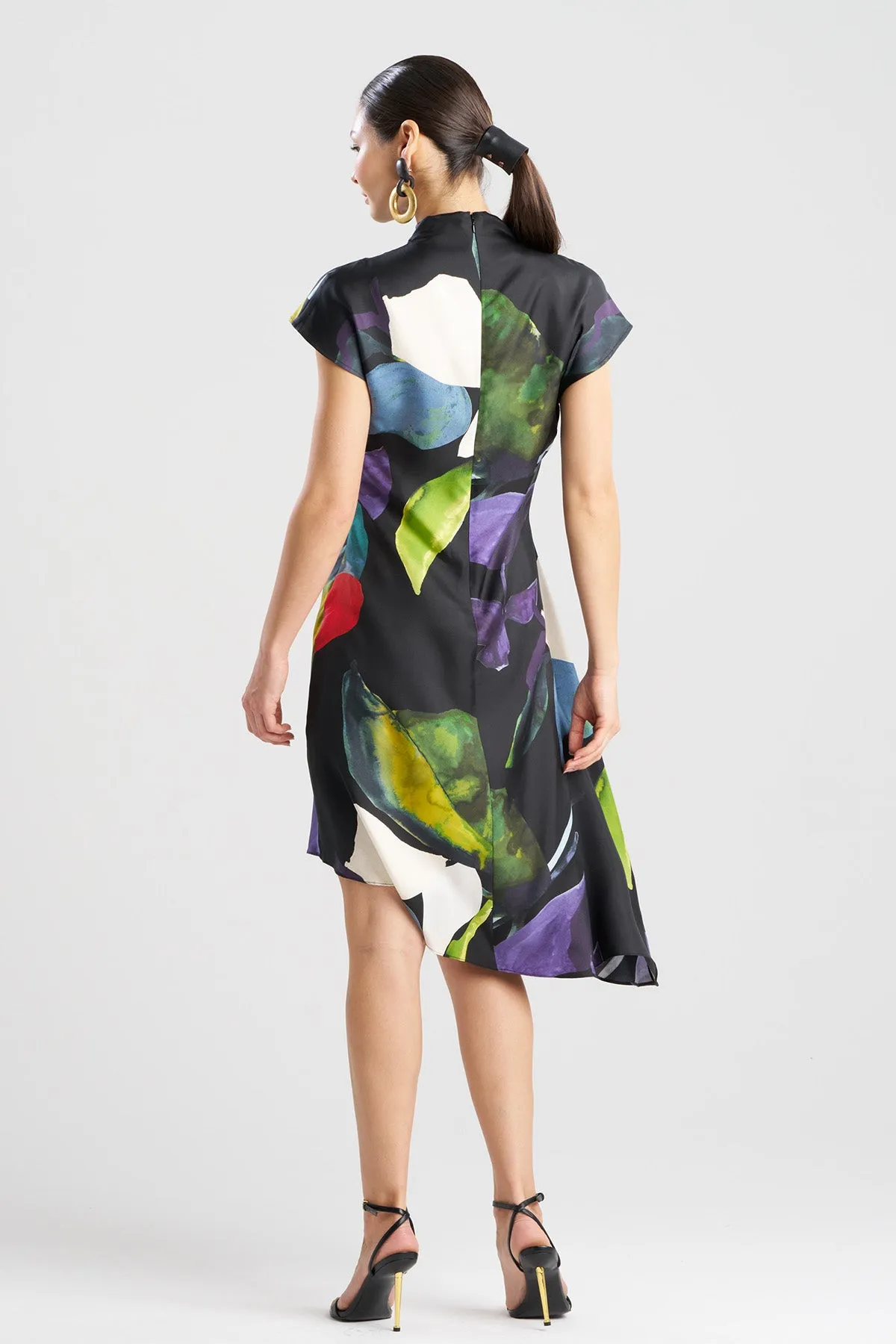 Yoru Silk Twill Asymmetric Dress sold by Natori product image thumbnail 2