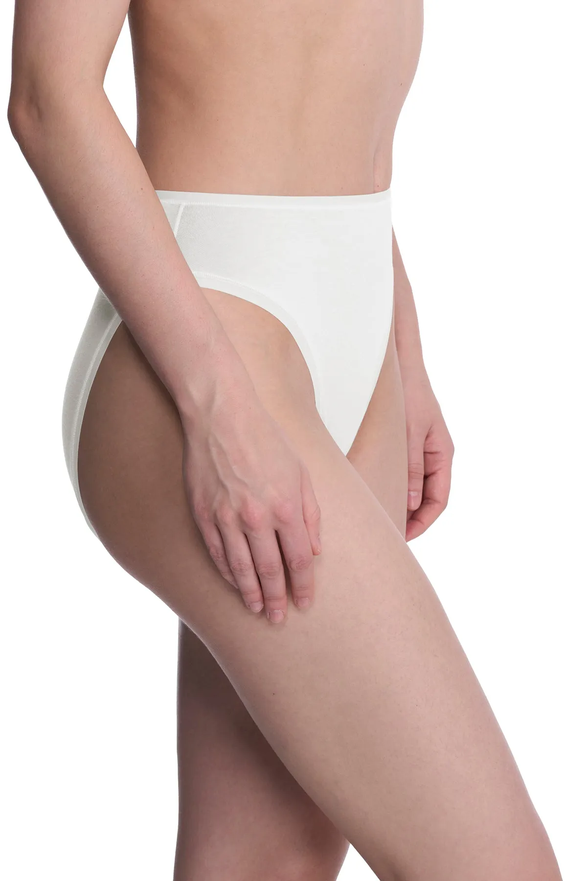 Bliss Bare Cotton High Cut Brief sold by Natori product image thumbnail 3