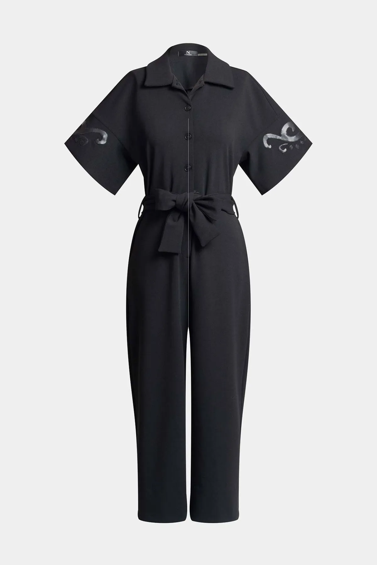 Knit Crepe Embellished Jumpsuit sold by Natori product image thumbnail 3
