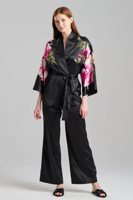 Glamour Floral Applique Wrap sold by Natori