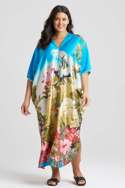 Crane Caftan sold by Natori