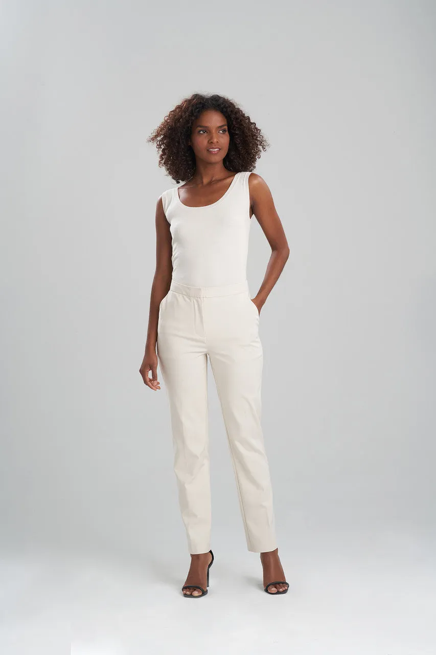 Stretch Cotton Blend Tapered Pants sold by Natori product image thumbnail 4