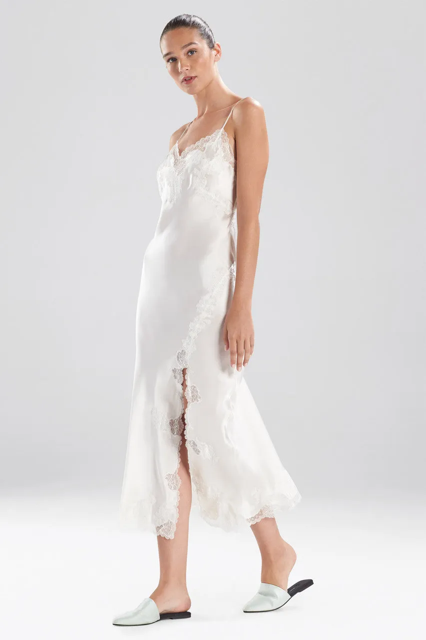 Lolita Lace Slit Silk Slip Dress sold by Natori product image thumbnail 4